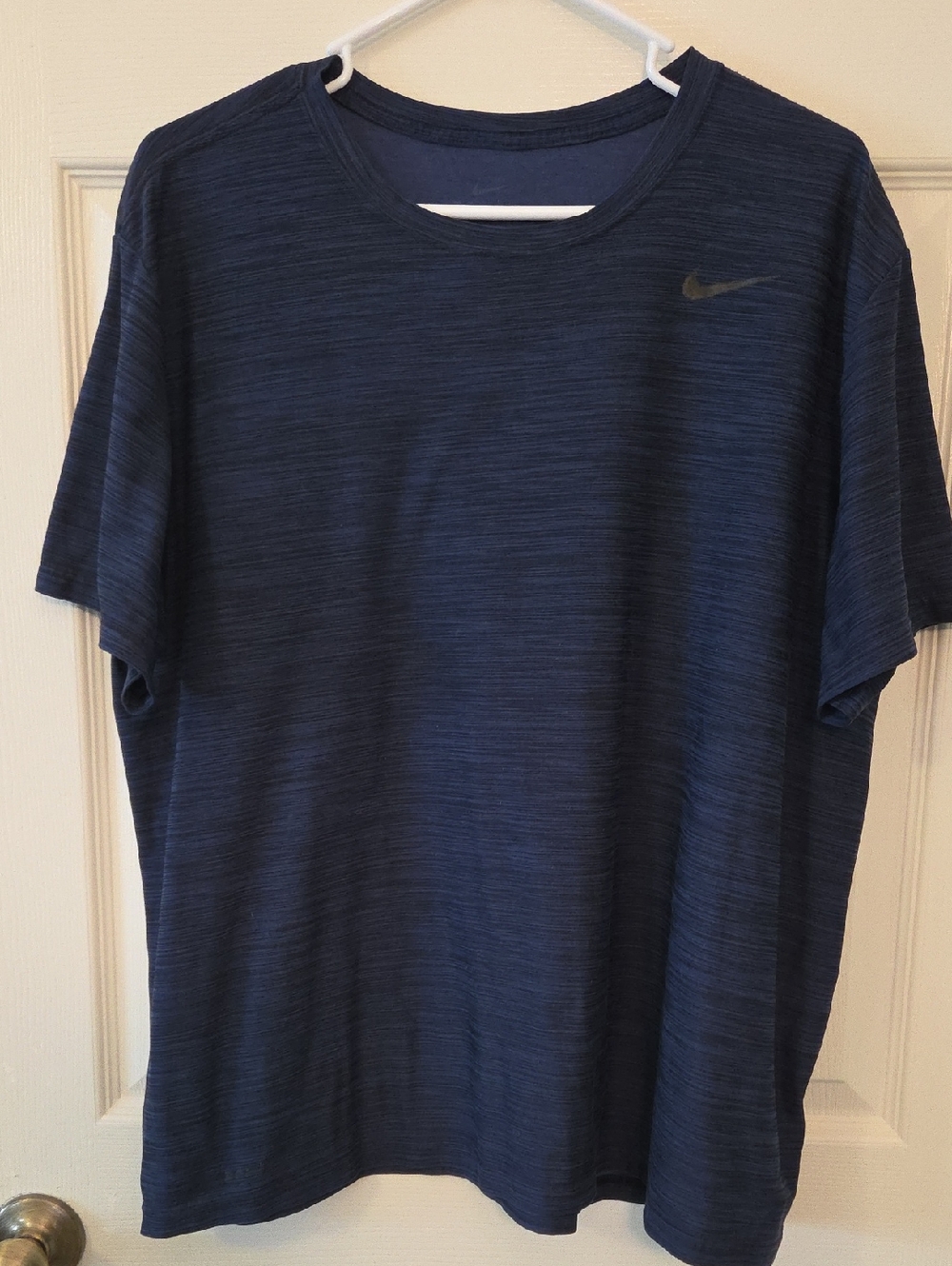 Nike Men's Navy Blue Sleeve Tee Workout Shirt Size XL